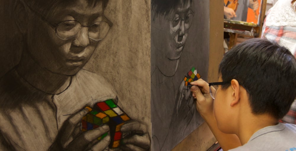 Structured art competition preparation program with studio-based instruction in NYC