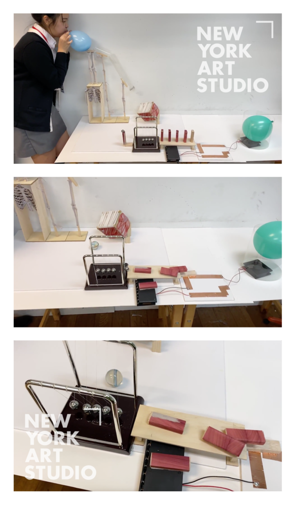 Student Art Portfolio Work Example Mixed media installation Best Art