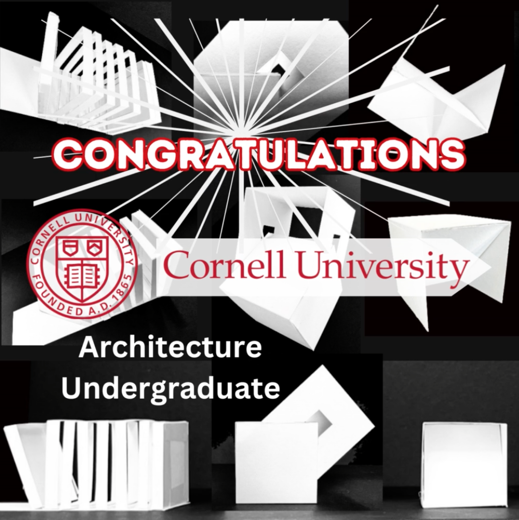 Student Acceptance Cornell Architecture New York Art Studio