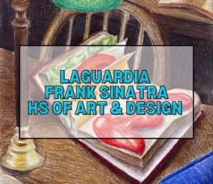 Art high school portfolio piece, Laguardia, Frank Sinatra, HS of Art & Design